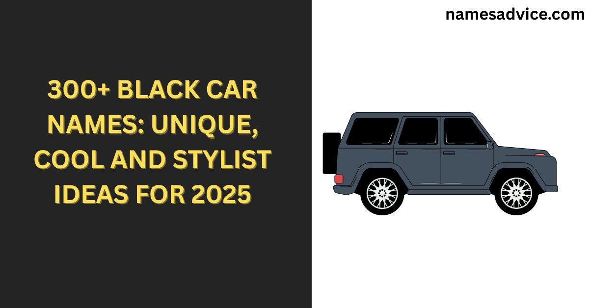 black car names