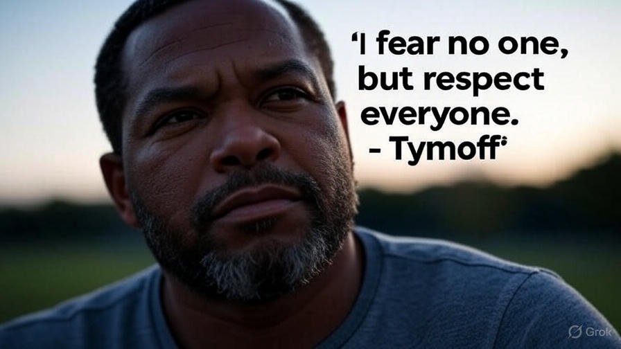 i fear no one, but respect everyone. - tymoff