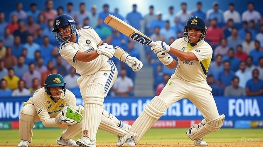 australian men’s cricket team vs india national cricket team match scorecard