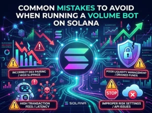 Common Mistakes to Avoid When Running a Volume Bot on Solana